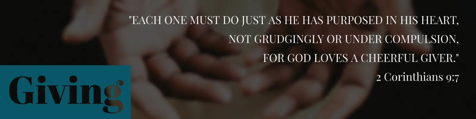 Giving: